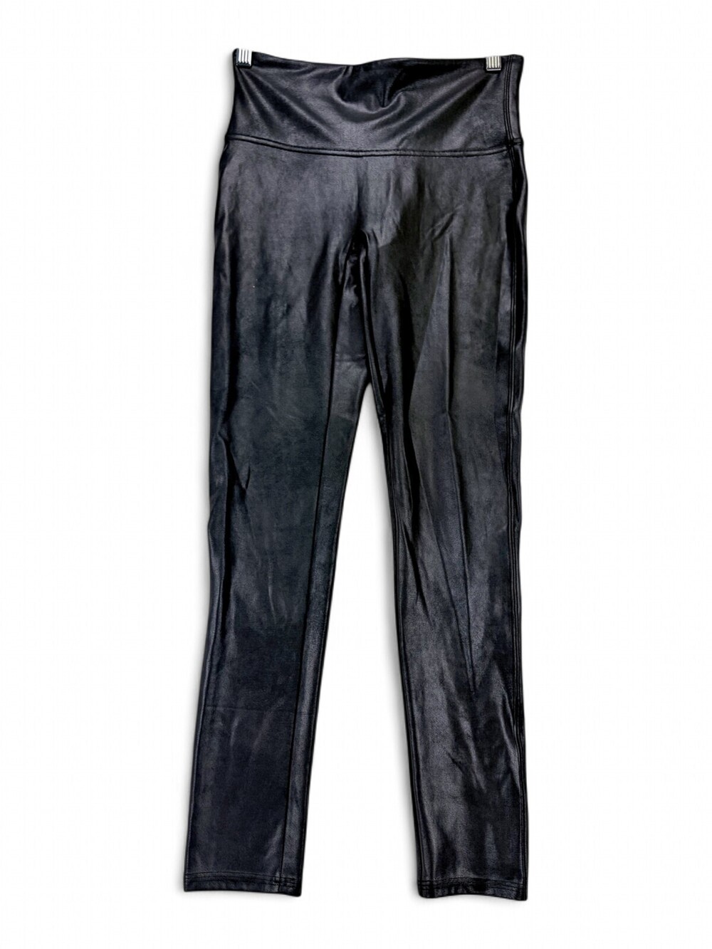 Spanx Faux Leather High-Waist Leggings Sz M